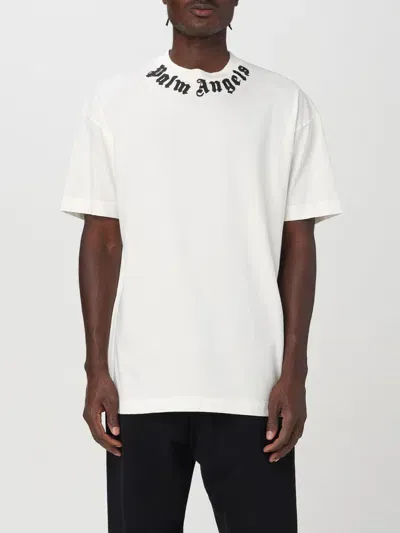 Palm Angels T-shirt  Men Color White In Weiss