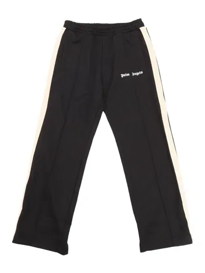 Palm Angels Kids'  Track Pant Black Off White