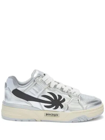 Palm Angels Venice Mirror Sneakers In Silver