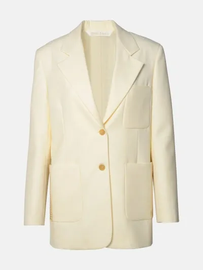 Palm Angels Blazer In Cream