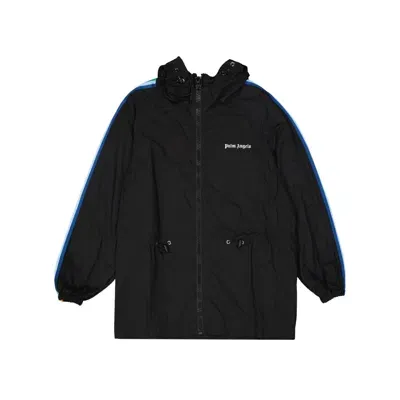 Palm Angels Windbreaker Jacket In Black