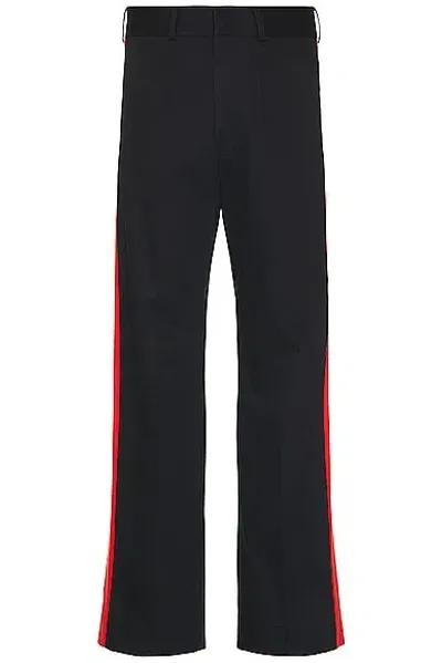 Palm Angels X Formula 1 Racing Chino Pant In Black & Red