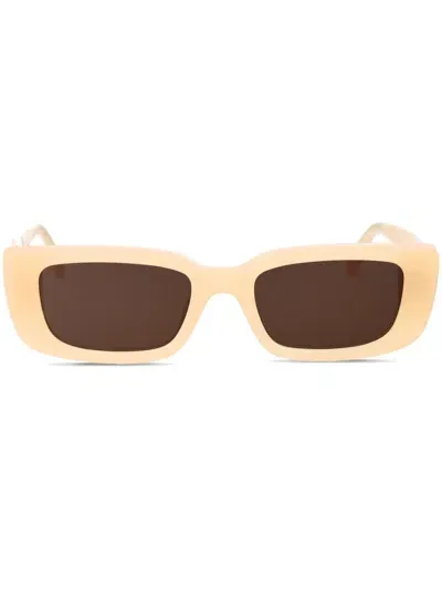 Palm Angels Yosemite Sunglasses In Nude