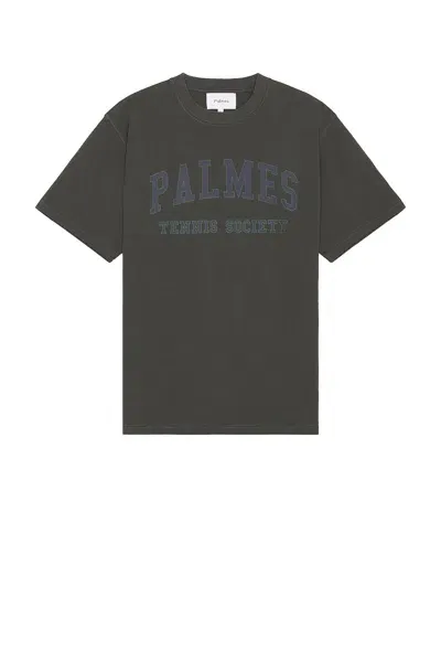 Palmes Ivan T Shirt In Charcoal