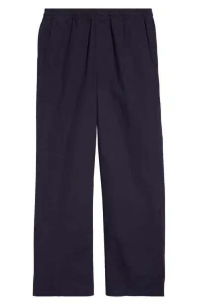 Palmes Lucien Cotton Ripstop Pants In Navy