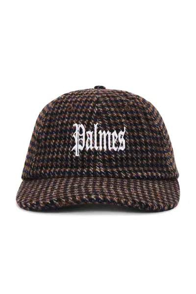 Palmes Olde Wool 6 Panel Cap In Brown