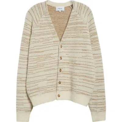 Palmes Rome Jacquard Cardigan In Off-white