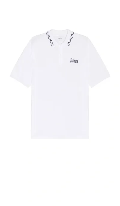 Palmes Spencer Polo Shirt In White