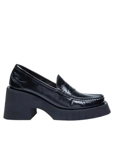 Paloma Barceló Paloma Barcelo Adele Loafers In Black Painted Leather