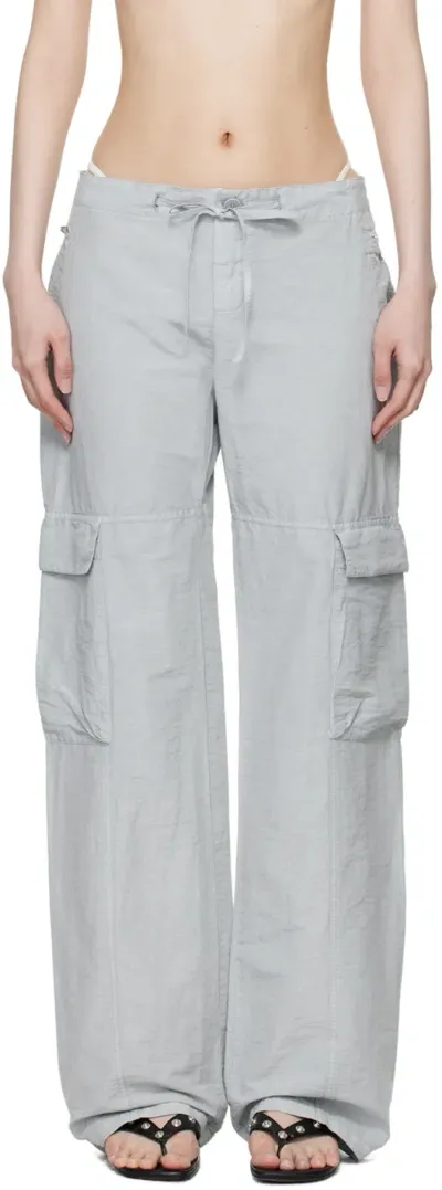 Paloma Wool Blue Floresta Cargo Pants In 120 Blue