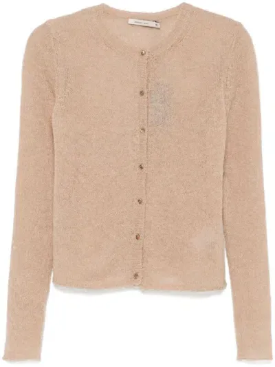 Paloma Wool Button Alone Cardigan In Beige