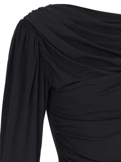 Paloma Wool Draped Top Blessy In Black