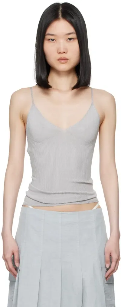 Paloma Wool Gray Ricotta Tank Top In 810 Silver