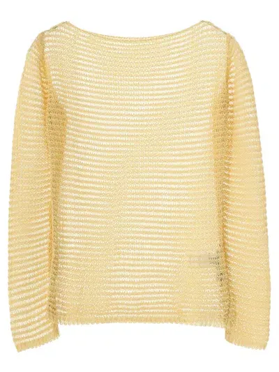 Paloma Wool Taxi Top Woman Yellow In Cotton In 黄色