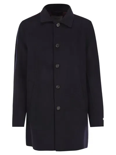 Paltò Alfredo - Wool-blend Coat In Navy