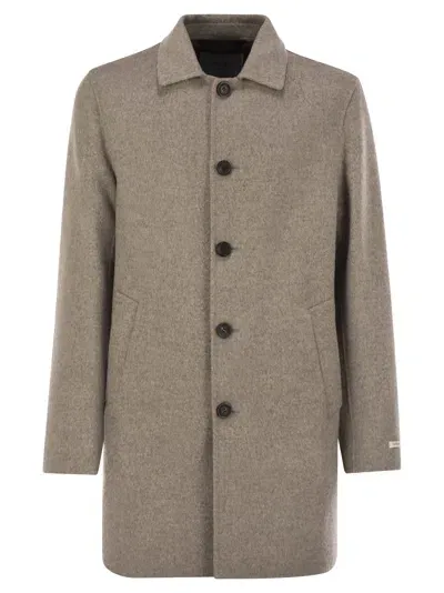 Paltò Alfredo - Wool-blend Coat In Grey