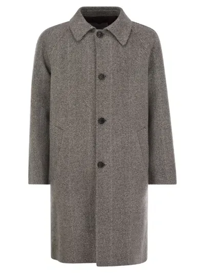 Paltò Marcello - Wool Blend Coat In Multicolor