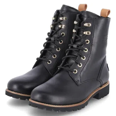 Pre-owned Panama Jack Schnürboots In Schwarz