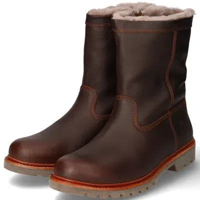 Pre-owned Panama Jack Winterstiefel Fedro Igloo C3 Herren Leder Braun