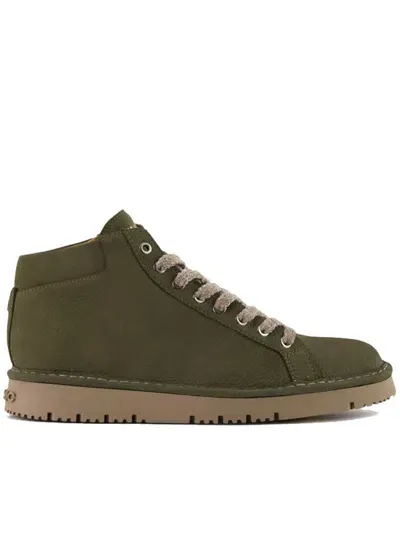 Pànchic Panchic Ankle Boot Nubuck Microfiber Shoes In Green