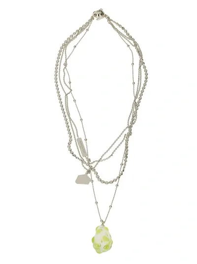 Panconesi Comet Necklace In Green