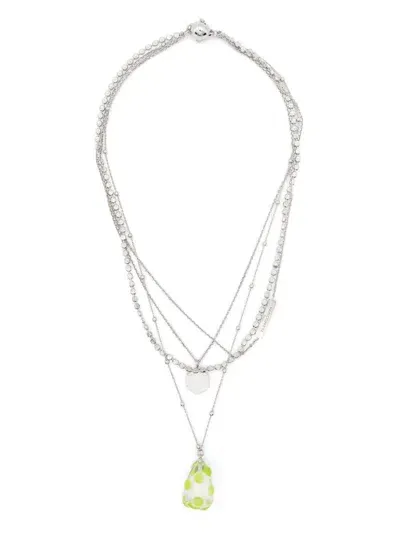 Panconesi Comet Necklace In Silver