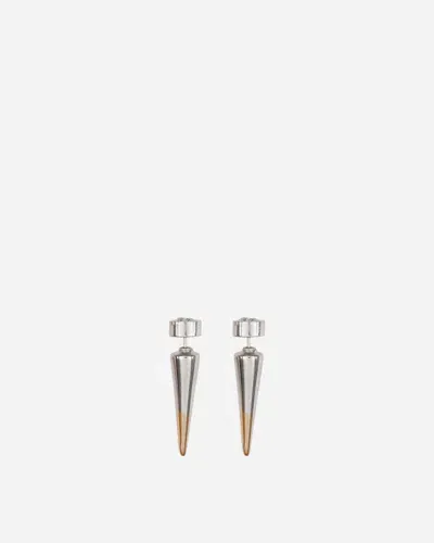 Panconesi Silver & Gold Spina Diamanti Small Earrings