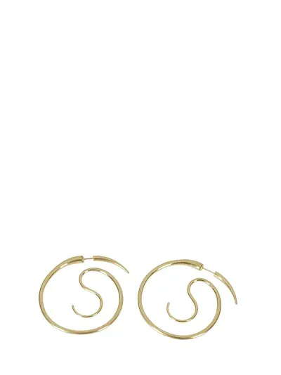 Panconesi Spina Upside Down Hoops In Gold