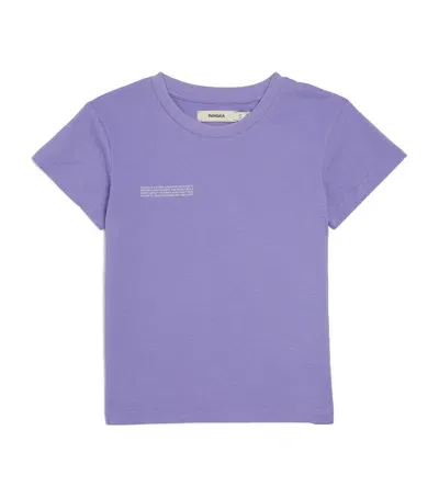 Pangaia Kids' Cotton 365 T-shirt In Purple