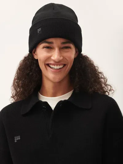 Pangaia Dna Regerative Merino Wool Beanie In Black