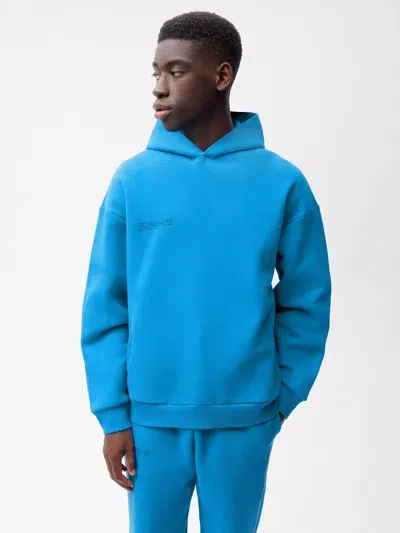 Pangaia Mens 365 Heavyweight Soft Organic Cotton Hoodie In Cerulean Blue