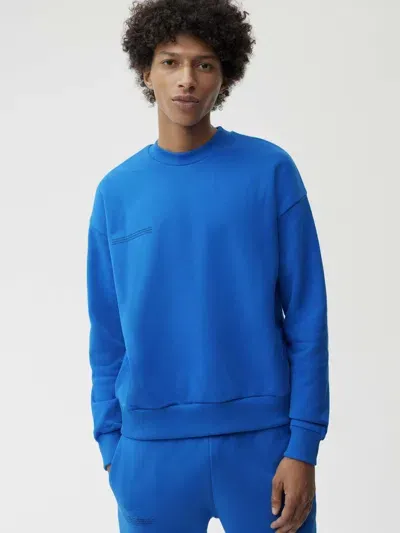 Pangaia Mens 365 Heavyweight Sweatshirt In Cobalt Blue