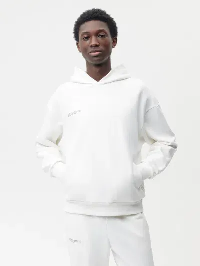 Pangaia Mens 365 Midweight Soft Organic Cotton Hoodie In Off-white