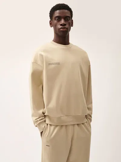 Pangaia Mens 365 Midweight Sweatshirt In Birch Beige