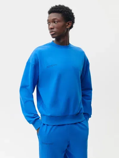 Pangaia Mens 365 Midweight Sweatshirt In Cobalt Blue