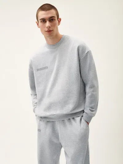 Pangaia Mens 365 Midweight Sweatshirt In Grey Marl