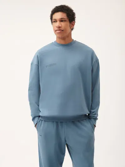 Pangaia Mens 365 Midweight Sweatshirt In Blue