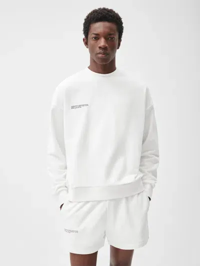 Pangaia Mens 365 Midweight Sweatshirt In Off-white