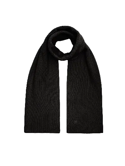 Pangaia Mens Dna Recycled Cashmere Scarf — Black O/s