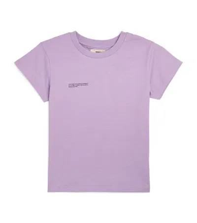 Pangaia Kids' Organic Cotton 365 T-shirt In Purple