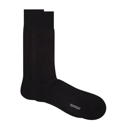 Pantherella Cashmere Knightsbridge Socks In Black