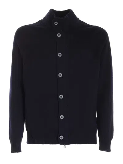 Paolo Fiorillo Buttoned Cardigan In Blue In Azul