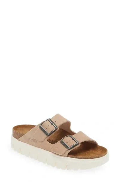 Papillio By Birkenstock Arizona Exquisite Chunky Slide Sandal In Warm Sand