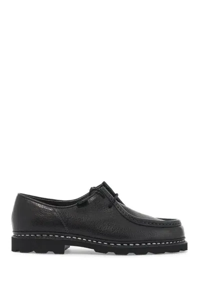 Paraboot "leather Michael Derby Shoe In Black