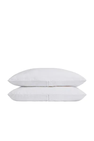 Parachute Heirloom Tencel Linen Pillowcase Set In White