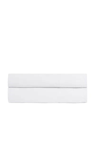 Parachute Percale Fitted Sheet In White