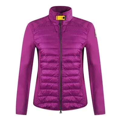 Pre-owned Parajumpers Damen Bomber Olivia 675 Jacke In Lila