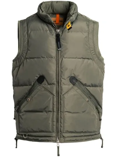 Parajumpers Logo-patch Detailing Gilet In Green