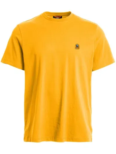 Parajumpers Logo-patch T-shirt In Yellow