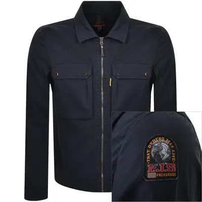 Parajumpers Tel Overshirt Navy In Blue